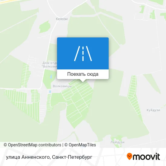 Карта улица Анненского
