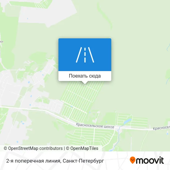 Карта 2-я поперечная линия