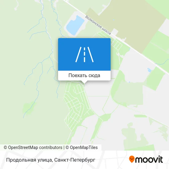 Карта Продольная улица