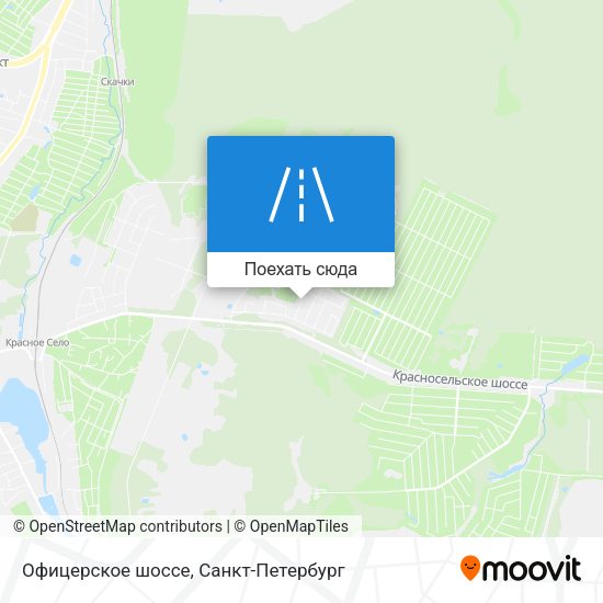 Карта Офицерское шоссе