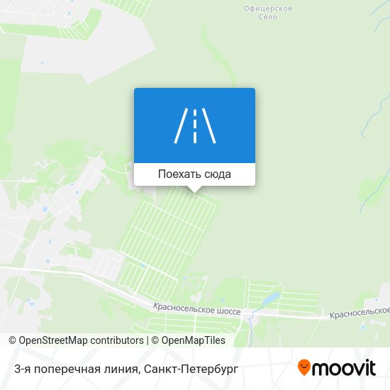 Карта 3-я поперечная линия