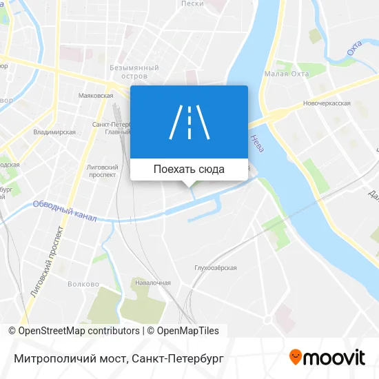 Карта Митрополичий мост