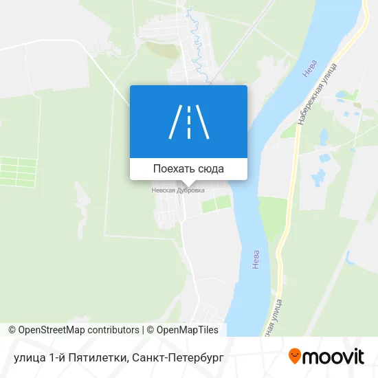 Карта улица 1-й Пятилетки