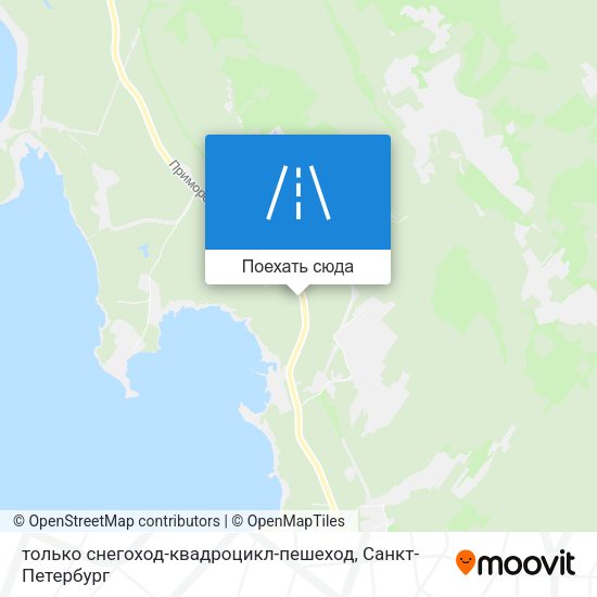 Карта только снегоход-квадроцикл-пешеход
