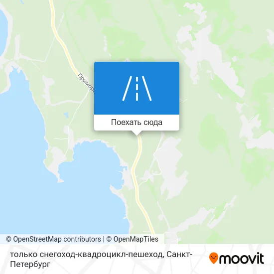 Карта только снегоход-квадроцикл-пешеход