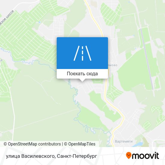 Карта улица Василевского