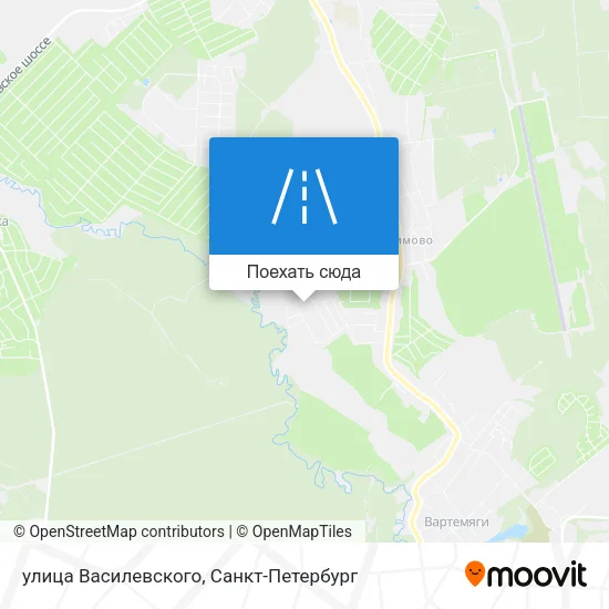 Карта улица Василевского