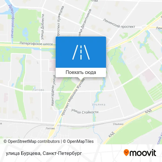 Карта улица Бурцева