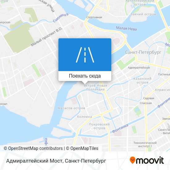 Карта Адмиралтейский Мост