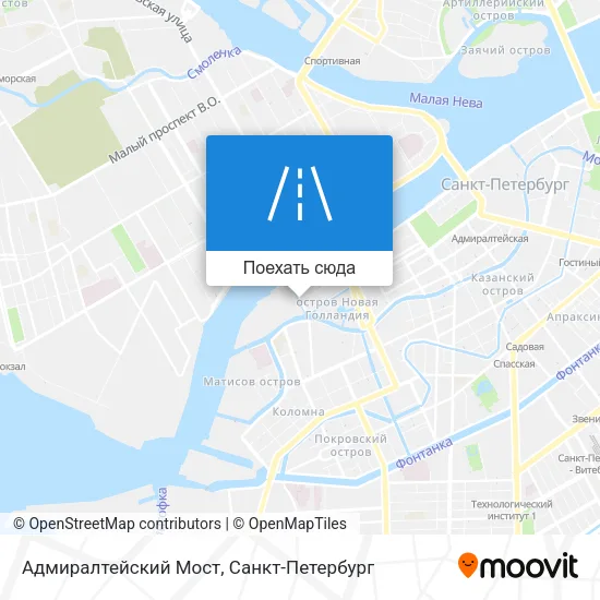 Карта Адмиралтейский Мост
