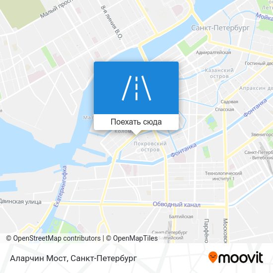 Карта Аларчин Мост