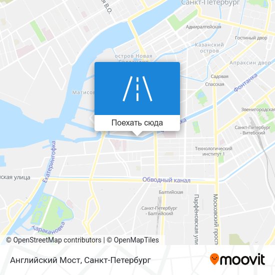 Карта Английский Мост