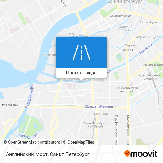Карта Английский Мост