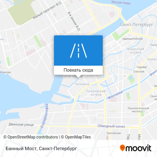Карта Банный Мост