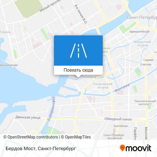 Карта Бердов Мост