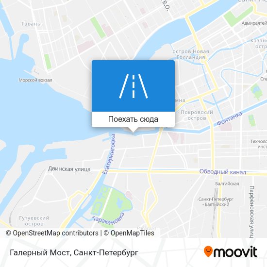 Карта Галерный Мост