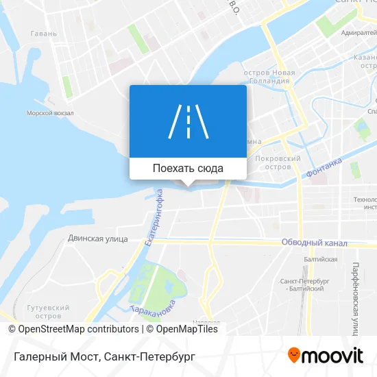 Карта Галерный Мост