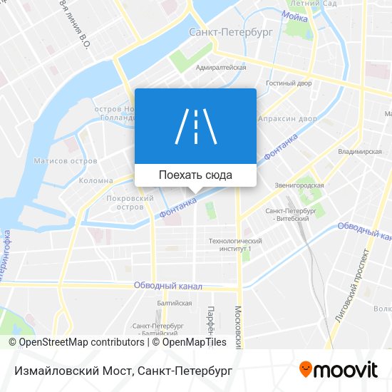 Карта Измайловский Мост