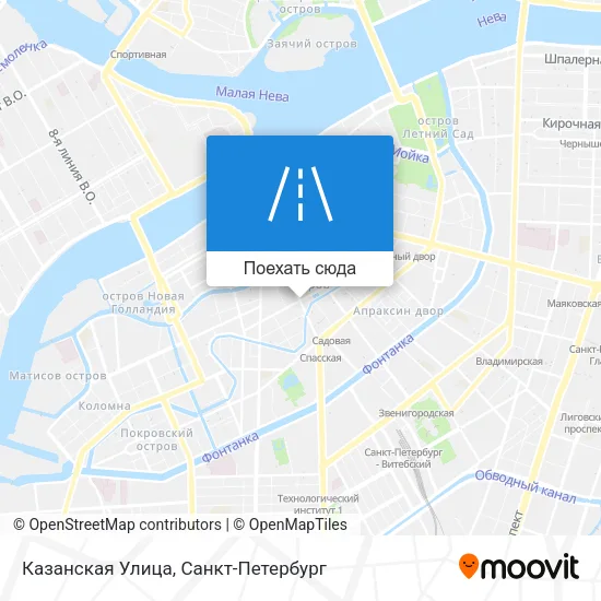 Карта Казанская Улица