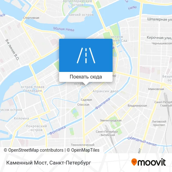 Карта Каменный Мост