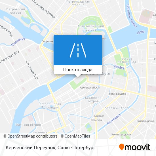 Карта Керченский Переулок