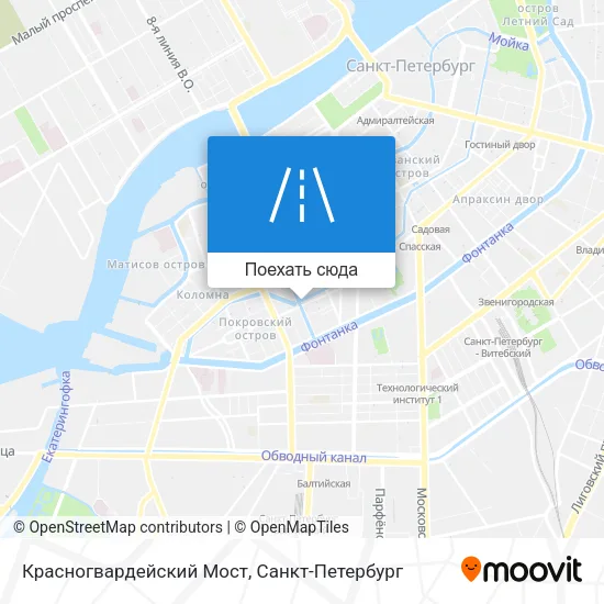 Карта Красногвардейский Мост