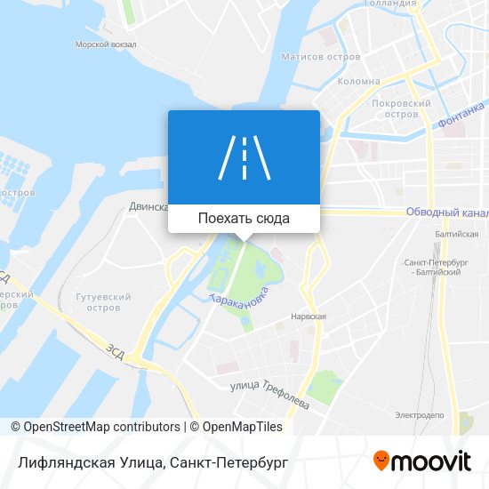 Карта Лифляндская Улица