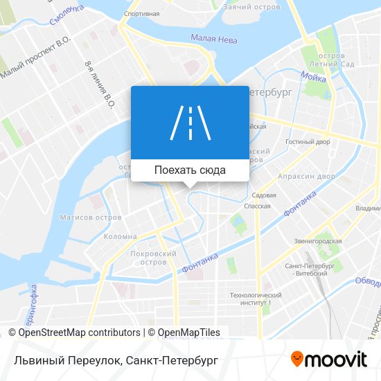 Карта Львиный Переулок
