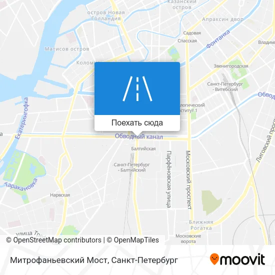 Карта Митрофаньевский Мост