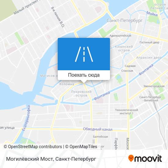 Карта Могилёвский Мост