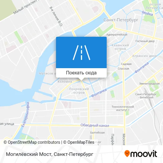 Карта Могилёвский Мост
