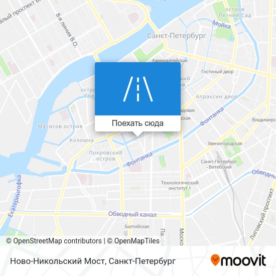 Карта Ново-Никольский Мост