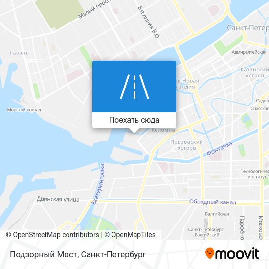 Карта Подзорный Мост
