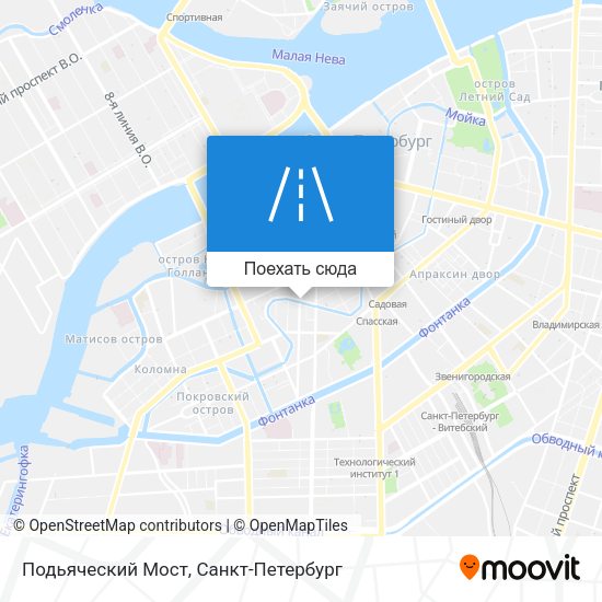 Карта Подьяческий Мост