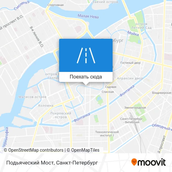 Карта Подьяческий Мост