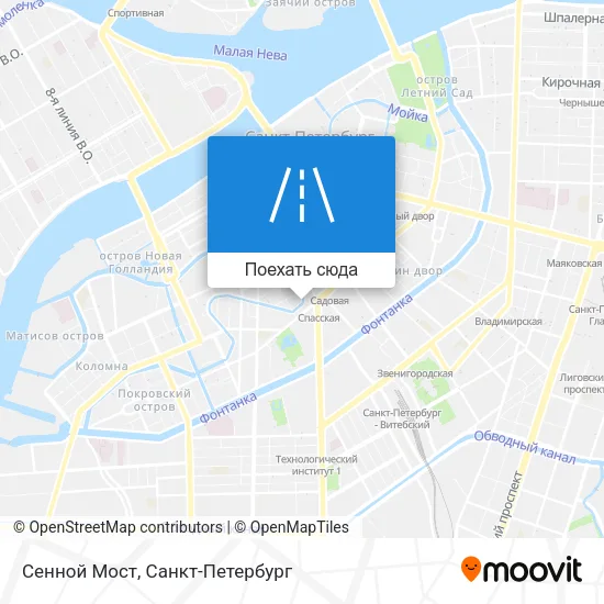 Карта Сенной Мост