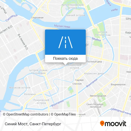Карта Синий Мост