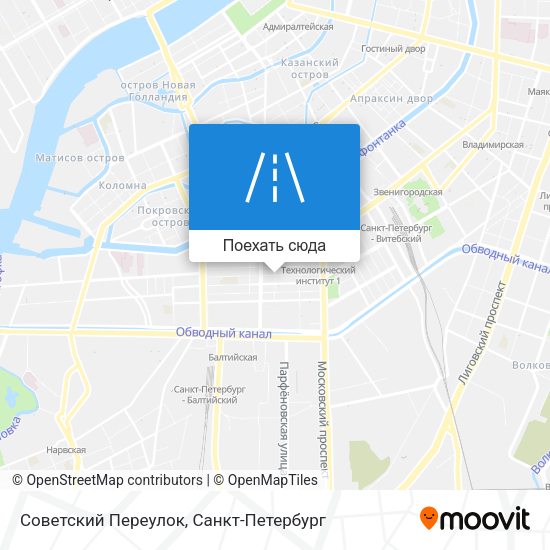Карта Советский Переулок