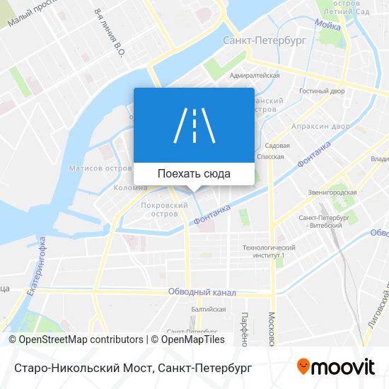Карта Старо-Никольский Мост