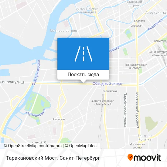 Карта Таракановский Мост