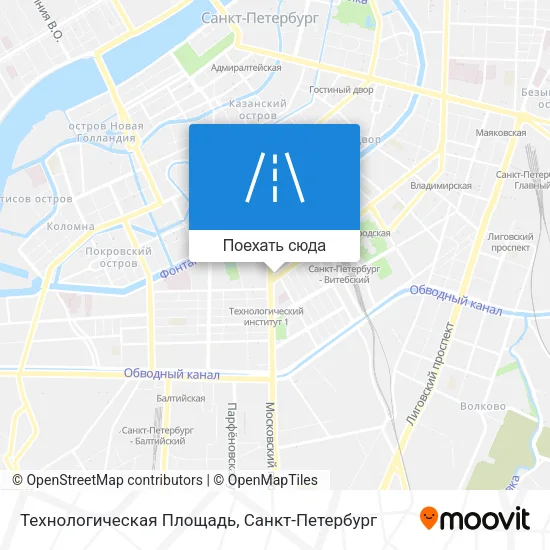 Карта Технологическая Площадь