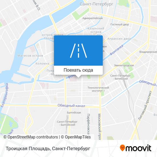 Карта Троицкая Площадь