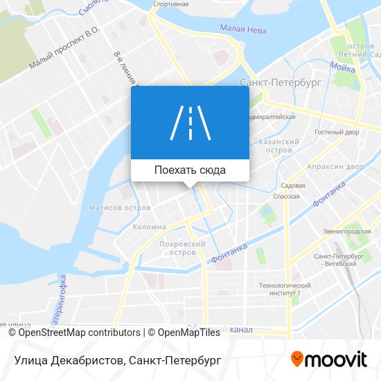 Карта Улица Декабристов