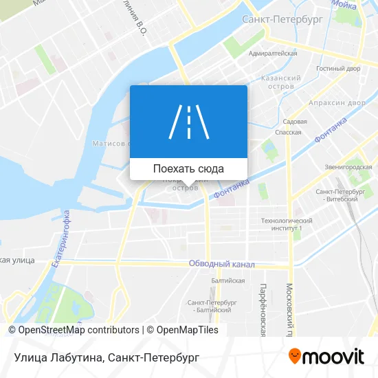 Карта Улица Лабутина