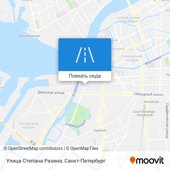 Карта Улица Степана Разина