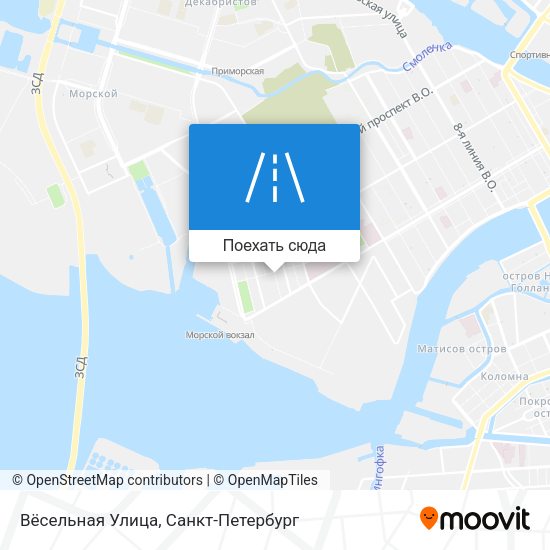 Карта Вёсельная Улица