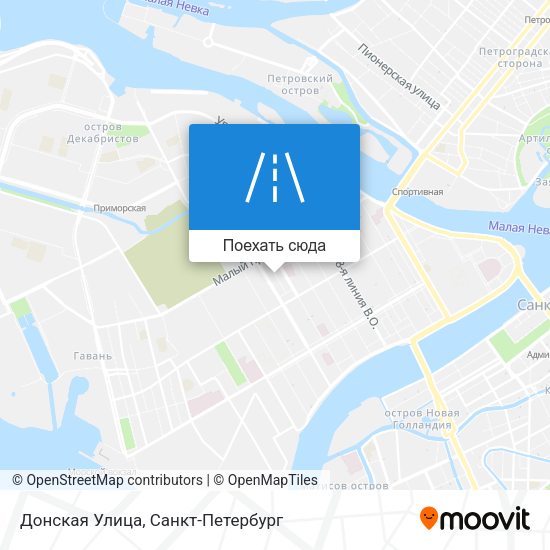 Карта Донская Улица