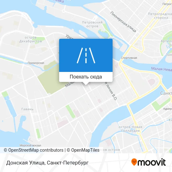 Карта Донская Улица