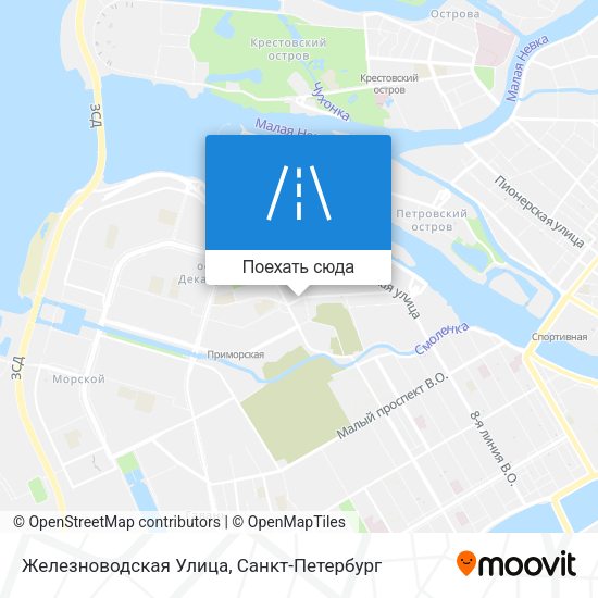Карта Железноводская Улица