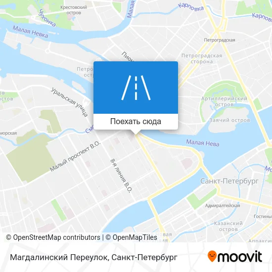 Карта Магдалинский Переулок